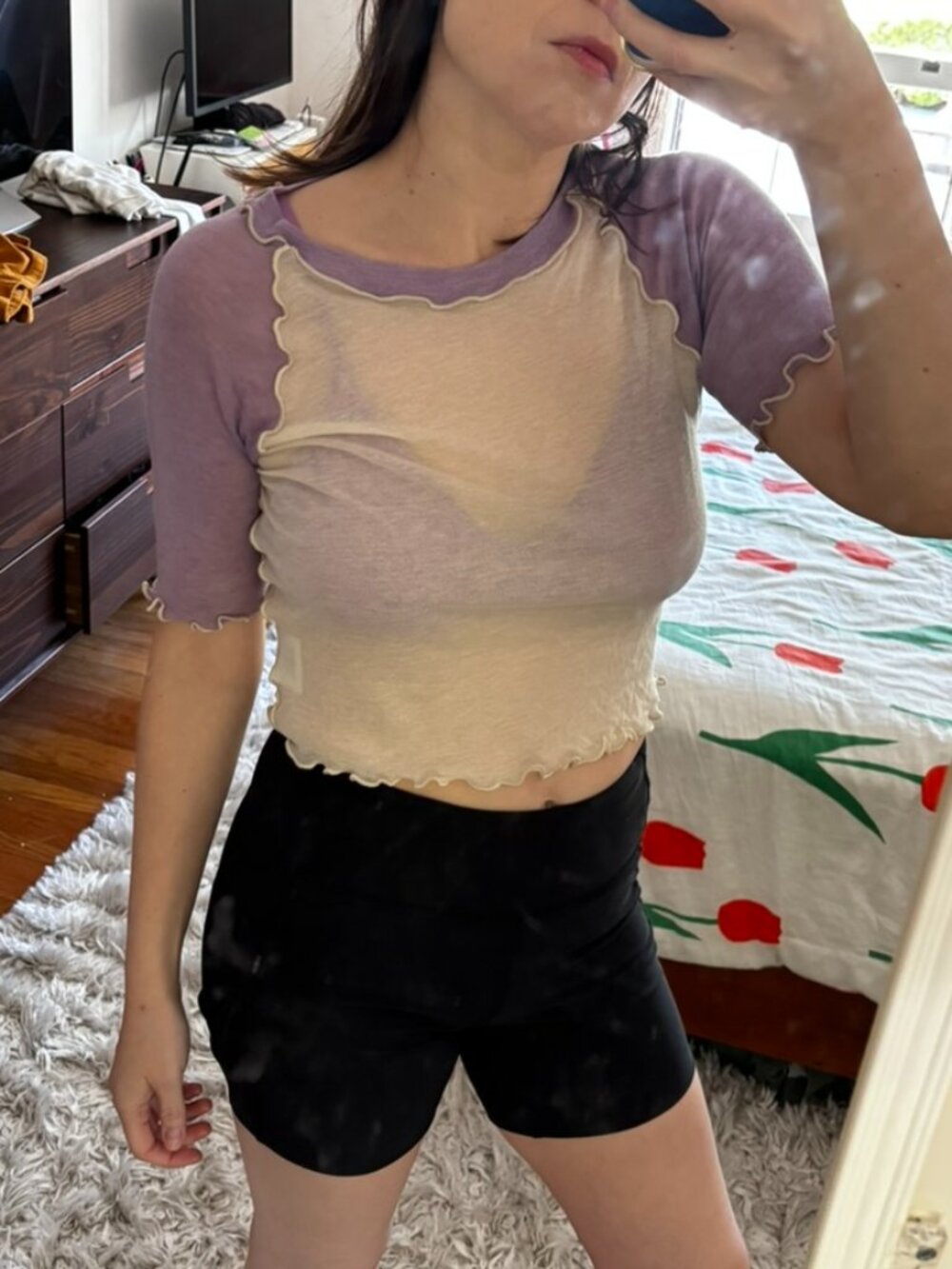 Eliza Faulkner Ruth Tee in Lavender